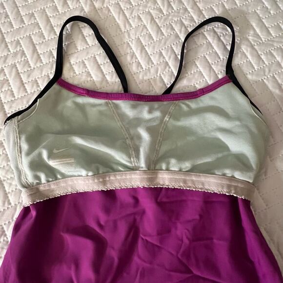 Nike RARE Womens sz S Athletic Set Booty Shorts & Racerback Tank Sport Matching - Picture 7 of 12